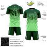 Sublimation Erbsengrünes Trikot Grüne Uniform Benutzerdefinierter Fußball Sublimation Erbsengrünes Trikot Grüne Uniform Benutzerdefinierter Fußball