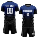 Fade Royal Sublimation Uniform Trikot Custom Soccer Fashion Weiß-Schwarz Fade Royal Sublimation Uniform Trikot Custom Soccer Fashion Weiß-Schwarz