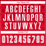 Jersey Uniform Weiß Rot Fußball Sublimation Custom Auswärts Jersey Uniform Weiß Rot Fußball Sublimation Custom Auswärts
