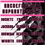 Graffiti Schwarz-Rosa Uniform Muster Jersey Benutzerdefinierte Scratch Graffiti Schwarz-Rosa Uniform Muster Jersey Benutzerdefinierte Scratch