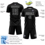 Geometrische Custom Schwarz Jersey Uniform Formen Weiß Sublimation Geometrische Custom Schwarz Jersey Uniform Formen Weiß Sublimation