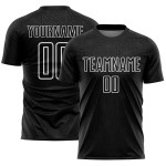 Geometrische Custom Schwarz Jersey Uniform Formen Weiß Sublimation Geometrische Custom Schwarz Jersey Uniform Formen Weiß Sublimation