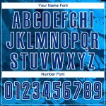 Tie Sublimation Dye Custom Uniform Fußballtrikot Royal-Weiß Tie Sublimation Dye Custom Uniform Fußballtrikot Royal-Weiß