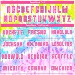Benutzerdefinierte Trikot Krawatte Sublimation Fußball Uniform Farbstoff Rosa-Weiß Benutzerdefinierte Trikot Krawatte Sublimation Fußball Uniform Farbstoff Rosa-Weiß