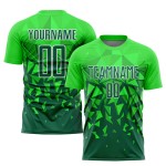 Green Grass Custom Jersey Uniform Grün-Weiß Sublimation Fußball Green Grass Custom Jersey Uniform Grün-Weiß Sublimation Fußball