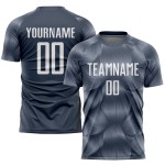 Trikot Sublimation Grau Uniform Weiß Fußball Custom Steel Trikot Sublimation Grau Uniform Weiß Fußball Custom Steel