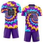 Farbstoff Custom Tie Fußball Uniform Sublimation Schwarz-Weiß Jersey Farbstoff Custom Tie Fußball Uniform Sublimation Schwarz-Weiß Jersey