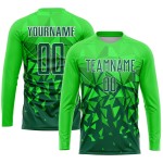 Green Grass Custom Jersey Uniform Grün-Weiß Sublimation Fußball Green Grass Custom Jersey Uniform Grün-Weiß Sublimation Fußball