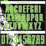 Grün-Weiß Sublimation Neon Fußball Schwarz Uniform Custom Jersey Grün-Weiß Sublimation Neon Fußball Schwarz Uniform Custom Jersey
