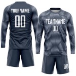 Trikot Sublimation Grau Uniform Weiß Fußball Custom Steel Trikot Sublimation Grau Uniform Weiß Fußball Custom Steel