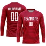 Trikot Weiß Sublimation Uniform Rot Custom Fußball Trikot Weiß Sublimation Uniform Rot Custom Fußball