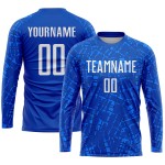 Weißes Trikot Uniform Fußball Royal Sublimation Custom Weißes Trikot Uniform Fußball Royal Sublimation Custom