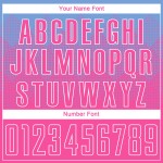 Rosa-Weißes Trikot Hellblaue Sublimationsuniform Benutzerdefinierter Fußball Rosa-Weißes Trikot Hellblaue Sublimationsuniform Benutzerdefinierter Fußball