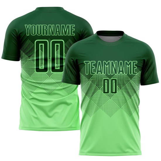Sublimation Erbsengrünes Trikot Grüne Uniform Benutzerdefinierter Fußball Sublimation Erbsengrünes Trikot Grüne Uniform Benutzerdefinierter Fußball