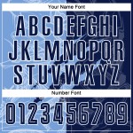 Jersey Sublimation Scratch Uniform Navy-Light Custom Graffiti Muster Fußball Blau Jersey Sublimation Scratch Uniform Navy-Light Custom Graffiti Muster Fußball Blau
