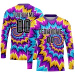 Farbstoff Custom Tie Fußball Uniform Sublimation Schwarz-Weiß Jersey Farbstoff Custom Tie Fußball Uniform Sublimation Schwarz-Weiß Jersey