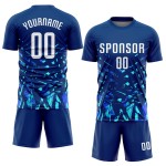 Uniform Blau Weiß-Lakes Trikot Sublimation Custom Soccer Royal Uniform Blau Weiß-Lakes Trikot Sublimation Custom Soccer Royal