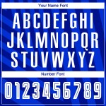 Royal Jersey Uniform Fußball Sublimation Weiß-Marineblau Custom Royal Jersey Uniform Fußball Sublimation Weiß-Marineblau Custom