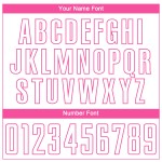 Sublimation Weiß Rosa Fußballuniform Custom Jersey Sublimation Weiß Rosa Fußballuniform Custom Jersey