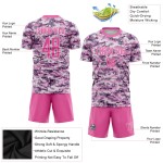 Fußball Pink-Weiß Salute Jersey To Camo Service Uniform Custom Sublimation Fußball Pink-Weiß Salute Jersey To Camo Service Uniform Custom Sublimation