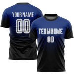 Fade Royal Sublimation Uniform Trikot Custom Soccer Fashion Weiß-Schwarz Fade Royal Sublimation Uniform Trikot Custom Soccer Fashion Weiß-Schwarz