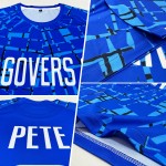 Weißes Trikot Uniform Fußball Royal Sublimation Custom Weißes Trikot Uniform Fußball Royal Sublimation Custom