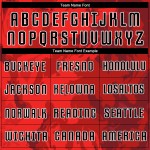 Trikot Rot Custom Uniform Fußball Schwarz-Weiß Sublimation Trikot Rot Custom Uniform Fußball Schwarz-Weiß Sublimation